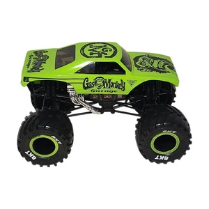 Hot Wheels Monster Jam Gas Monkey Dodge Car Oversized Die-Cast 1:24 Green - Picture 1 of 8