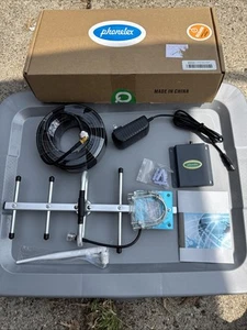 Phonelex Home Cell Phone Signal Booster AT&T Verizon Cellular Amplifier Set - Photo 1 sur 4