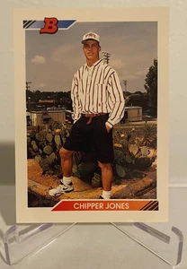 1992 Bowman #28 Chipper Jones Rookie RC Braves Hof Dead Centered - Bild 1 von 2