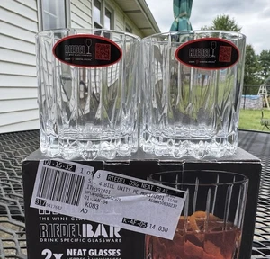 Set Of 2 Riedel Nest Glasses Whisky 2 Ounce Pour On The Rocks - Picture 1 of 10