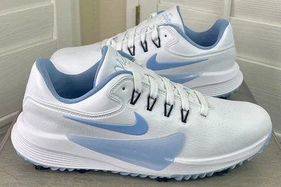 Nike Victory Pro 4 White/Psychic Blue Golf Shoes FZ7611-101 - Men's Size 9 - New - Image 1 of 4