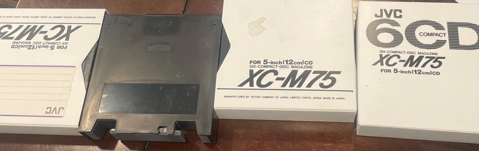 4x JVC XC-M75 - 6 CD Cartridge/Magazines - Image 1 of 1