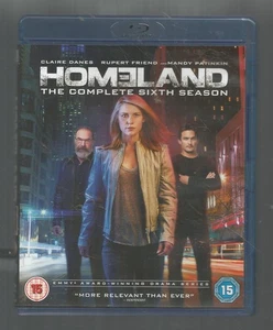 HOMELAND - SEASON 6 - Claire Danes - UK BLU-RAY (3-DISC SET) - Picture 1 of 2