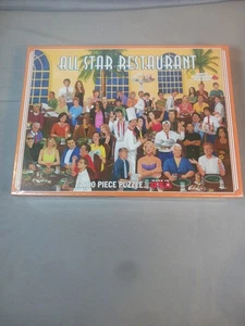 White Mountain Puzzle All Star Restaurant #635 1000 Piece 2009 Trump DiCaprio - Picture 1 of 6