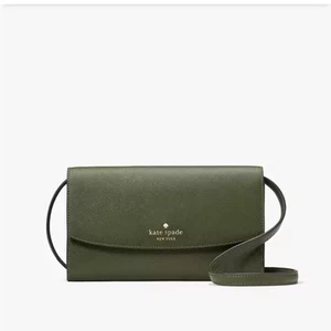 Kate Spade Dana kleine Klappe Umhängetasche in Grün Neu Einzelhandel 249 - Bild 1 von 5