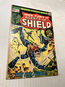 NICK FURY E I SUOI AGENTI DI SCUDO 1 ETÀ DEL BRONZO MARVEL COMICS 1973 VG - Foto 1 di 5