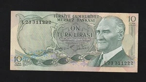 Turkey, 10, Lira, 1975 - 1981, P-186, Banknote - Picture 1 of 2