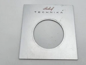 Linhof Technika 9x12 4x5 Large Format Metal Lens Board w/ 52.4mm Hole - Germany - Picture 1 of 6