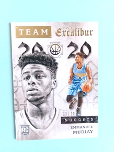 2015-16 PANINI EXCALIBUR EMMANUEL MUDIAY RC #32 PARALLEL #23/70 DENVER NUGGETS - Picture 1 of 3