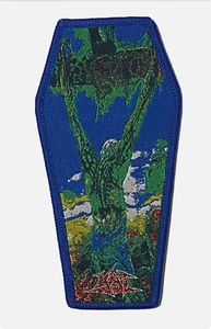 KAT- Oddech Wymarłych Swiatów -Coffin Woven Patch, Rare Blue, Polish Trash Metal - Picture 1 of 2