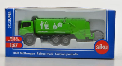 SIKU SUPER  1:87 DIE CAST CAMION SCANIA IMMONDIZIA REFUSE TRUCK  ART 1890 - Immagine 1 di 4