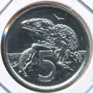 New Zealand 1984 Five Cents 5c Elizabeth II - Choice Uncirculated - Picture 1 of 3