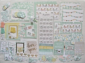 Scrapbooking Kit Photo Mats Stickers Embellishments Journal Cards 300+ pcs - Picture 1 of 7