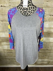 Raglán de béisbol Randy LuLaRoe talla 2XL NUEVO CON ETIQUETAS - Imagen 1 de 6