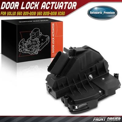 Front Driver LH Door Lock Actuator for Volvo S60 2011-2018 V60 2015-2018 XC60 - Image 1 of 4
