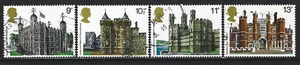 1978 Sg 1054/1057 British Architecture Historic Buildings Fine Used - Picture 1 of 2