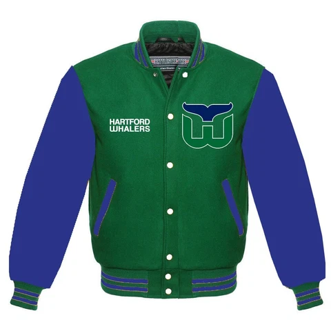 NHL Hartford Whalers beautiful Varsity jacket Cover