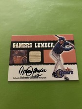 2000 Fleer Gamers Gamers Lumber Auto Roberto Alomar Auto HOF