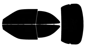 Película para ventana precortada para todos los lados para Hyundai Accent hatchback de 2 puertas 1995-1999 - Imagen 1 de 10