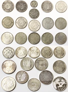 Collezione Svezia lotto 30 monete argento 371 g argento 1876-1996 no doppie - Foto 1 di 5