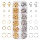 PandaHall 690pcs 304 Stainless Steel Open Jump Rings for Jewelry Making Conne...