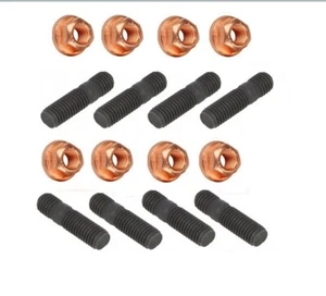 8x STEHBOLZEN STIFTSCHRAUBE M8x1,25 10,9 +8 x KUPFERMUTTER Abgaskrümmer 1WSP - Bild 1 von 4
