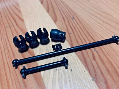 Center Driveshafts Drive shafts CVD for Traxxas E-Revo 2.0 Black - Image 1 of 3