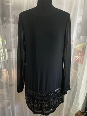 Mini Vestido Guess By Marciano Cóctel Fiesta Gemas Transparentes Adornado Para Mujer Talla S Foto 1 de 4