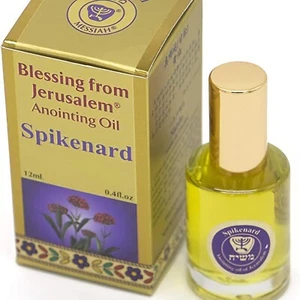 Gold Anointing Holy Oil Spikenard 12ml / 0.4 Oz from Holyland Jerusalem Israel - Picture 1 of 3