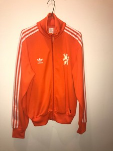 black and orange adidas jacket