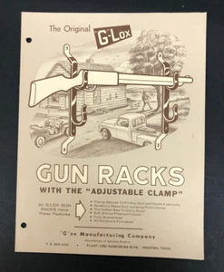 1970 G-Loc Gun Racks Catalog Hunting Print Ad - Picture 1 of 3