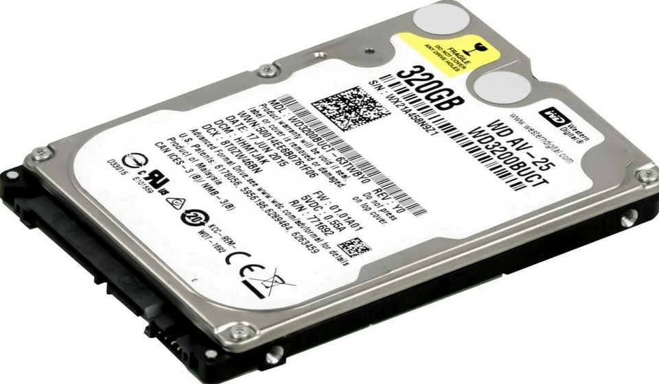 Western Digital AV-25 320GB,Intern,5400RPM