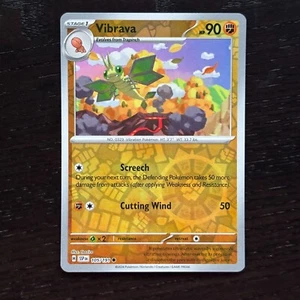 Vibrava 105/191 Pokemon Surging Sparks Scarlet & Violet Reverse Holo Common NM - Picture 1 of 2