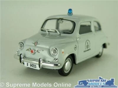 SEAT FIAT 600 MODEL POLICE CAR GREY BARCELONA SPAIN 1:43 500 SOLIDO CLASSIC K8 - Image 1 of 4