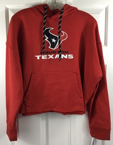 VETEMENTS Felpa con cappuccio Houston Texans NFL Teens Apparel cropped Juniors L 11 13 rossa