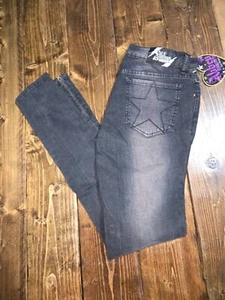 ABBEY DAWN AVRIL LAVIGNE JEANS SIZE 7 BRAND NEW OFFICIAL RARE PUNK ROCK EMO CUTE - Picture 1 of 6