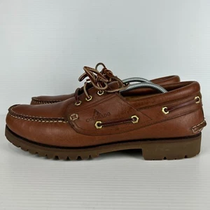 Zapatos de barco de cuero Colorado para hombre talla 11 tostado informales - Imagen 1 de 15