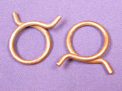 Abrazaderas de manguera de drenaje de ventilación de 2 cuartos 65-68, Mustang, 65,67,68, Shelby, Fastback Foto 1 de 2