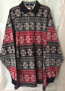 Neu aus altem Lagerbestand Vintage 90er Herren Tommy Hilfiger Pullover - Größe L - Bild 1 von 7