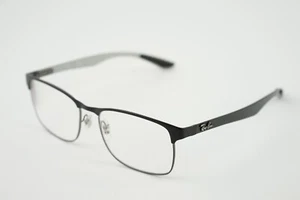 Ottimo! Occhiali da vista Ray-Ban RB 8416 2916 55-17-145 nero opaco fibra di carbonio - Foto 1 di 8