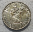 1939 SZWAJCARIA 5 FRANKÓW SREBRNA MONETA LUCERNA STRZELANIE FESTIWAL AU-UNC