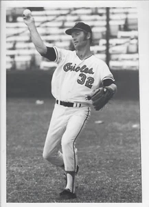 Original Typ 1 1972 Dave Boswell Baltimore Orioles Krug 5x7 Presse Draht Foto - Bild 1 von 2