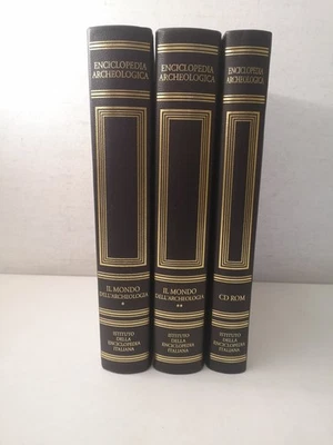 Enciclopedia Archeologica Il Mondo Archeologia 1/2 Completo + Cd Rom Treccani-U9 - Immagine 1 di 4