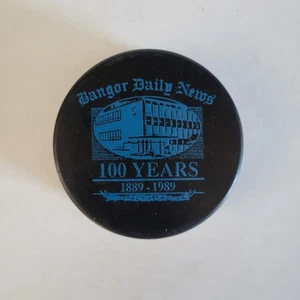 Maine Black Bears Bangor Daily News 100 Years Puck 1889-1989 NCAA RARE - Picture 1 of 4