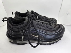 Nike Air Max 97 Shoes Women's 7 Triple Black Running Athletic Lifestyle Sneakers - Picture 1 of 8