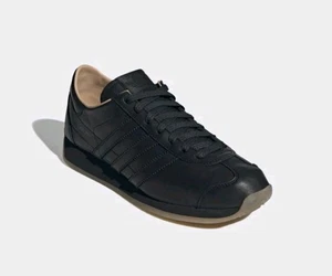 Adidas Country Japan Black Shoes Mens 10.5 Goat Leather Upper - NEW - Picture 1 of 6