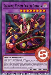 Hungernder Gift Fusionsdrache INOV-DE038 Secret Rare 1. Auflage - Bild 1 von 1