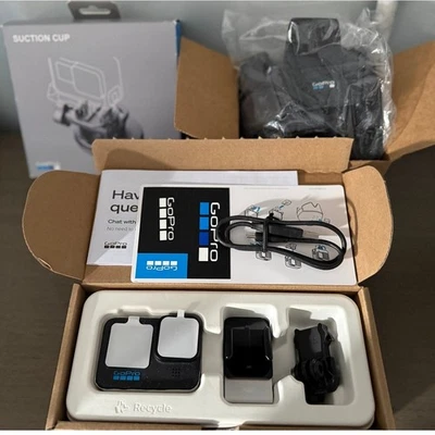 NEW GoPro Bundle Hero12 5.3K HDR GoPro Chest, Suction Cup Mount & Enduro Battery - Image 1 of 4