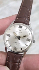 Vintage 1960'S WITTNAUER Automatic Crosshair Watch 11SR 17J Swiss Men’s Watch  - Picture 1 of 23