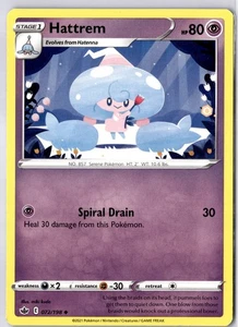 Hattrem 072/198 Uncommon Non Holo Chilling Reign Pokémon TCG NM - Picture 1 of 2